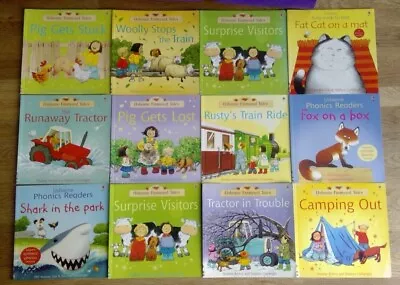 £10 • Buy Usborne Farmyard Tales And Phonics Reader Book Bundle X12 Books