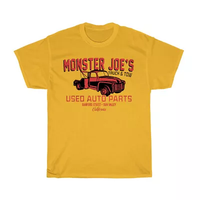 Monster Joe's Truck & Tow Pulp Fiction Men's Daisy Yellow T-Shirt Size S To 5XL • $25.64