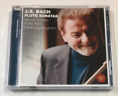 $3.99 • Buy Bach - Flute Sonatas - James Galway, Phillip Moll, Sarah Cunningham CD USED