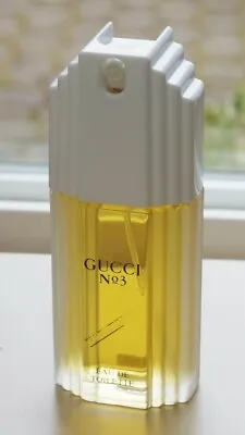 RARE Vintage ** GUCCI No 3 By GUCCI ** Spray EDT 120 Ml~4 Oz DISCONTINUED LARGE • $359.95