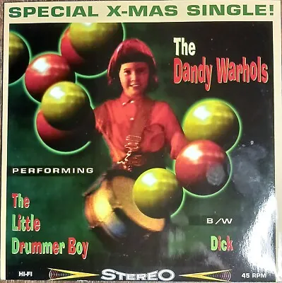 Dandy Warhols  SPECIAL X-MAS SINGLE Little Drummer Boy / Dick MINT Red Vinyl 7  • $9.99