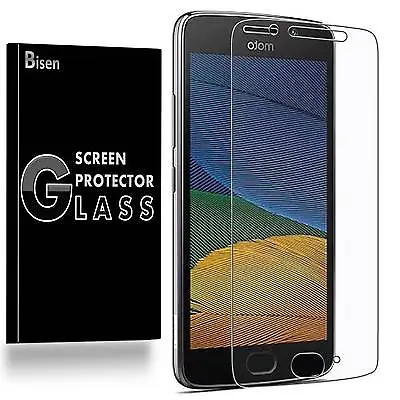 Motorola Moto G5 Plus [BISEN] Tempered Glass Screen Protector Guard Saver Armor • $5.95