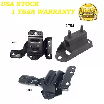 3PCS MOTOR & TRANS MOUNT FIT 1996-1998 Ford Mustang 4.6L • $74.26