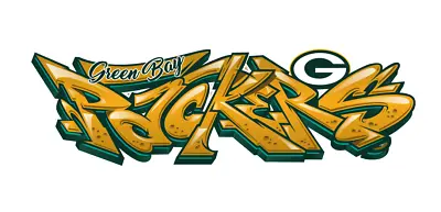2 Pack Green Bay Packers Sticker Decal Graffiti Window Wall Laptop Bumper • $3
