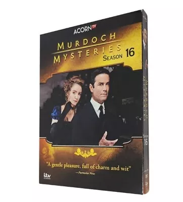 Murdoch Mysteries:The Complete Season-six-teen-16 DVD Brand New Fast Shipping • $10.99