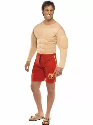 Mens Baywatch Lifeguard Sexy Fancy Dress Movie Stag Do Halloween Dress Up Hunk • £28.93