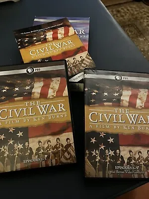$15 • Buy PBS - The Civil War  A Film By Ken Burns  DVD Set W/16 Page Collectors Booklet
