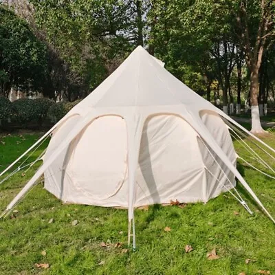 Outdoor Oxford Luxury 4M Pumpkin Tent Waterproof Bell Yurt Tent For 4 Persons • $699