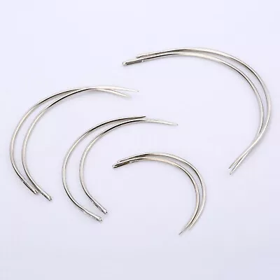 25/100Pcs Set 4 Sizes C Type Curved Mattress Household Hand Sewing Needles Craft • $3.59