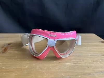 VINTAGE RARE HTF Reusch WINTER SKI/SNOWBOARD WOMENS GOGGLES PINK AS-IS MODEL 892 • $143.10