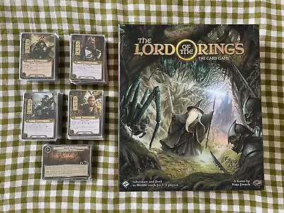 Lord Of The Rings LCG Revised W/ 4 Starter Decks And The Dark Of Mirkwood • £100