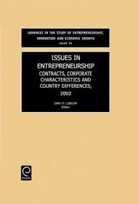 Gary D. Libecap Issues In Entrepreneurship (Hardback) • $235.28