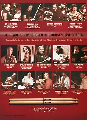 2005 Print Ad Of Promark Drumsticks W Neil Peart RUSH Mike Portnoy Steve Ferrone • $9.99