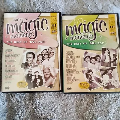 ⭐More Magic Moments The Best Of '50s Pop DVD THE SONGS & SEGMENTS COLLECTION LOT • $14.97