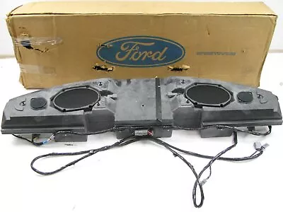 New GENUINE OEM FORD Rear Deck Factory Speaker Panel + Amps 1994-98 Ford Mustang • $349.93