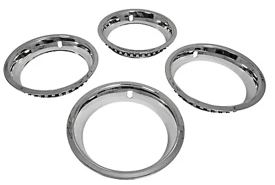 FITS MOPAR DODGE PLYMOUTH MAGNUM RALLY WHEEL TRIM RINGS 2.75  DISH 14x7 14x8 • $199.95