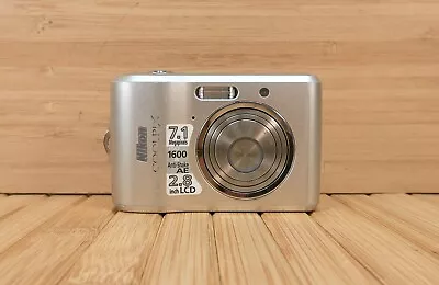 Nikon Coolpix L16 7.1MP Digital Camera With 3X Optical Zoom Silver • $95