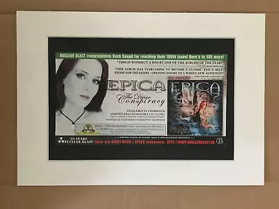 EPICA-The Divine Conspiracy- Mounted Original Advert • $12.42