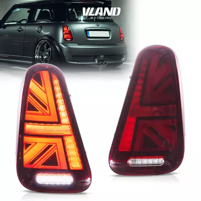 RED VLAND For Mini Cooper R50 R52 R53 2001-2006 LED Tail Lights W/Sequential • $169