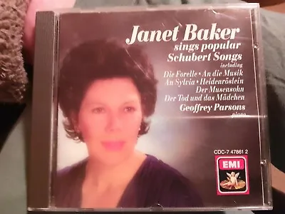 Baker Janet - Janet Baker Sings Popular Schubert Songs - CD Album • £13.99