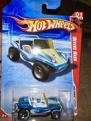 Hot Wheels Race World Beach '10 Meyers Manx Dune Buggy Blue 1 Of 4 Sealed NEW • $5.70