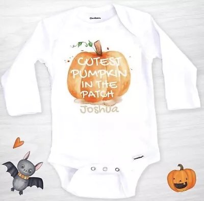 Baby Pumpkin Halloween Costume/ My 1st Halloween /Baby’s First Halloween Costume • £6.99