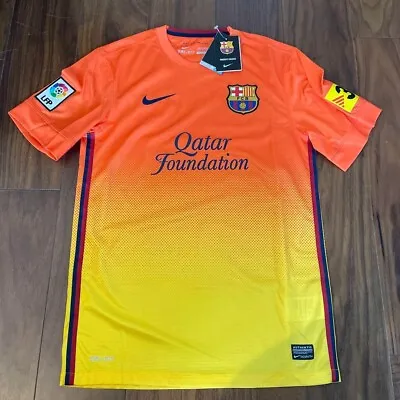 FC Barcelona 2012 2013  Away S Jersey Trikot Maglia Qatar Foundation • $129.98