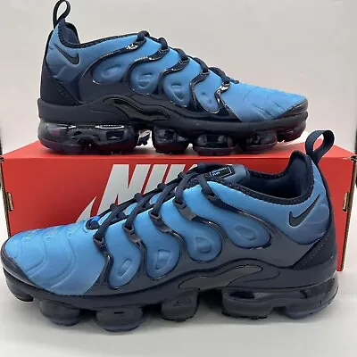 Nike Air Vapormax Plus Obsidian Navy 924453-401 Men's Shoes Multi Size NEW • $149.97