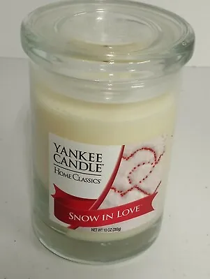  Yankee Candle Home Classics Retired  SNOW IN LOVE ~Valentines Day~ Hearts 10 Oz • £26.94
