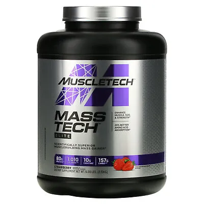 Mass Tech Elite Strawberry 6 Lbs (2.72 Kg) • $49.06