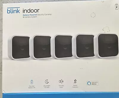 Blink Indoor (2nd Generation) Security Camera - 5 Camera Kit • $149.97