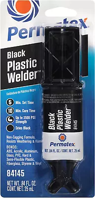 Weather Resistant Black Plastic Welder Epoxy Repair Kit Adhesive Glue New • $19