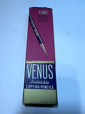 10 Venus Indelible Copying Pencils No 4 Hard 171 American Pencil Co In Box • $19.95