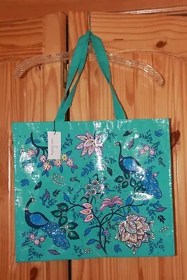 Vera Bradley Market Tote Reusable Bag Peacock Garden Print New With Tag • $8