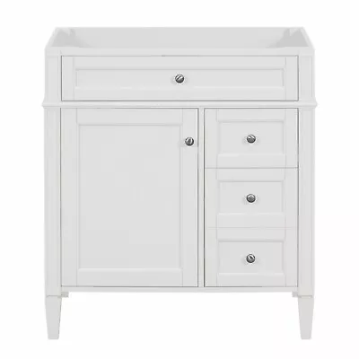 Modern 30'' Bathroom Vanity Cabinet With 2 Drawers Tip-out Drawer • $287.84