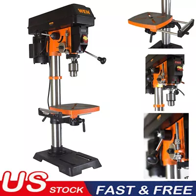 $287.99 • Buy 4214T 5Amp 12  Variable Speed Cast Iron Benchtop Drill Press W/ Laser Work Light