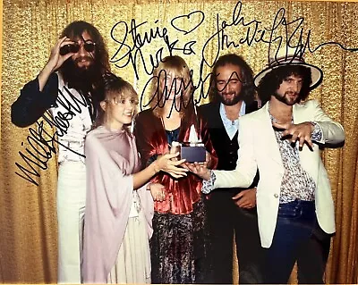 Fleetwood Mac Authentic Signed By All 5 Members With COA Stevie Nicks Rumors • $650