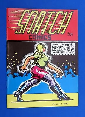 Snatch Comics #1**50 Cent Cover**1968**fine 6.0**r. Crumb S. Clay Wilson** • $29.95