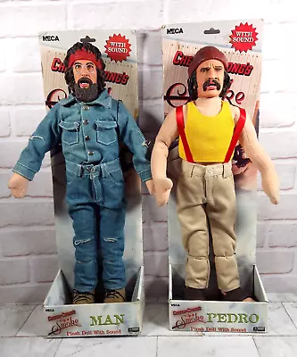 Cheech And Chong UP IN SMOKE Talking Plush Doll Figures New In Box NECA 25th • £169.95