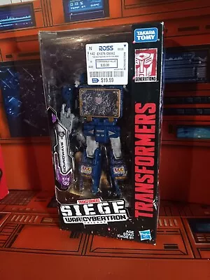 Hasbro Transformers Voyager Class WFC-S25 Soundwave Siege War For Cybertron 2019 • $49.99