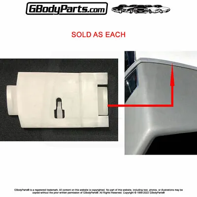 81-88 Cutlass Vinyl Top Roof Molding Trim Retaining Mounting CLIP On TOP Of ROOF • $9.95