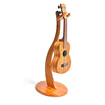 Ukulele Stand Handcrafted From Real Solid Bamboo Floor Stands For Ukulele Violin • $79