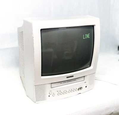 $149.99 • Buy Toshiba MV13N2W TV VCR Combo 13” Screen Gaming TESTED WORKS - No Remote