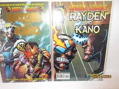 Mortal Kombat Rayden And Kano 1 Limited Foil Edition & 2 Comic Books Ex Cond • $20