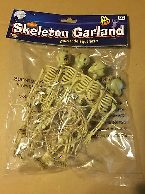 Halloween Skeleton Garland 5 Ft 2019 • $5.91