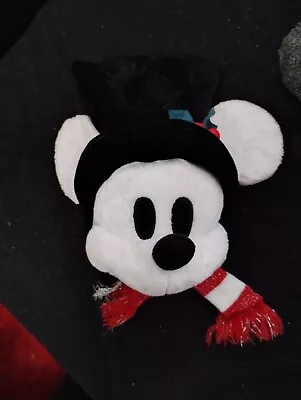 Disney Parks Plush Mickey Mouse Door Hanger Christmas Holiday Decor RETIRED Read • $8