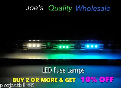 (4) LED FUSE 8V LAMP KIT / 1515 1530 1535 1550/170DC-300DC/ Marantz/ 2050 - 2020 • $6.24