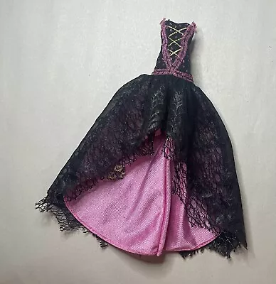 Monster High Draculaura 13 Wishes  Pink Black Dress Only • $9.95