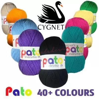 £1.29 • Buy Cygnet Pato DK Knitting Wool / Yarn Double Knitting Knit 100g Ball - UK SELLER
