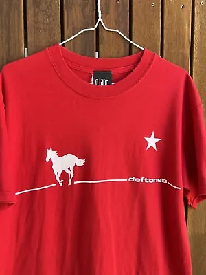 Vintage Deftones White Pony T-Shirt Giant Tag Tour Merch 2000 Red Rare Original • $329